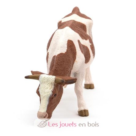 Figurine Vache Simmental broutant PA-51147 Papo 3