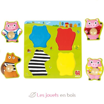 Puzzle Les 3 petits cochons GO59452 Goula 3