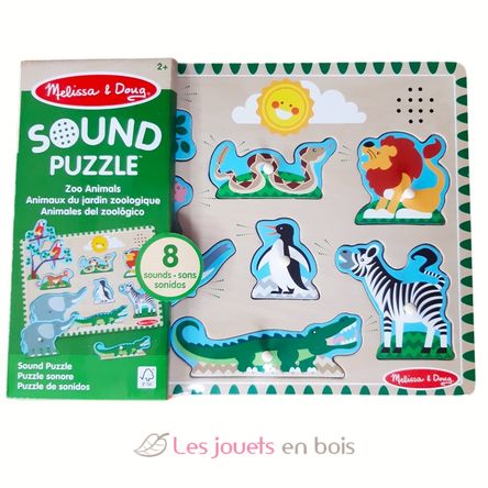 Puzzle sonore animaux du zoo MD00727 Melissa & Doug 1