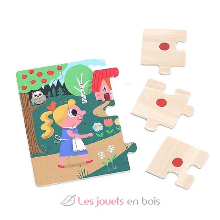 4 puzzles Boucle d'Or V7630 Vilac 3