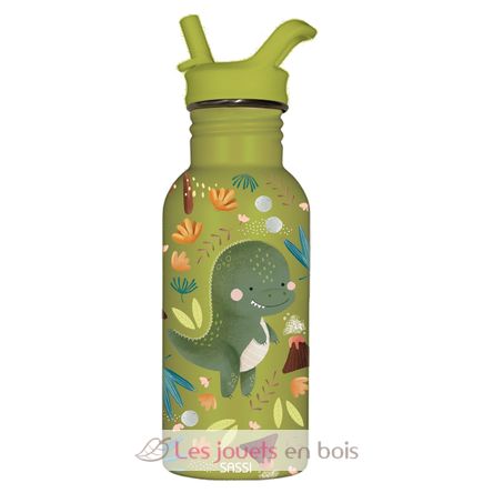 Bouteille en inox Cracky le dinosaure 500 ml SJ-SB1112 Sassi Junior 1