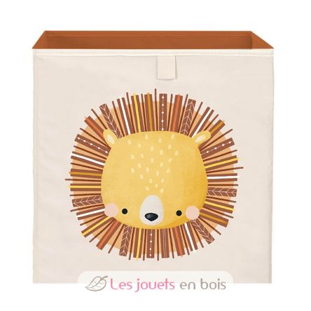 Boîte de rangement carrée Chompy le lion SJ-MX1488 Sassi Junior 1