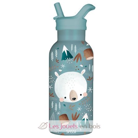 Bouteille isotherme Munchy l'ours 350 ml SJ-SB1778 Sassi Junior 1