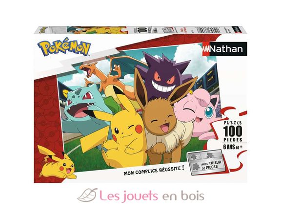 Puzzle Pikachu et les Pokémon 100 pièces - Nathan 86774 - Puzzle pour  enfant dès 6 ans
