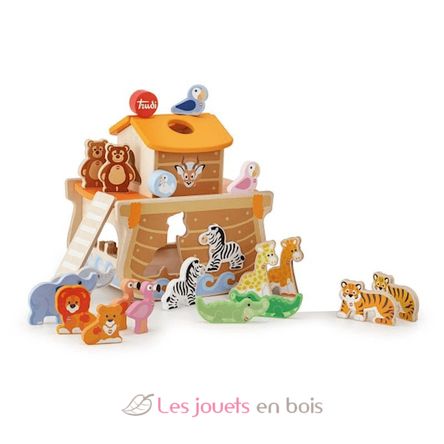 Famille de 6 poupées en bois HAPE - multicolore, Jouet