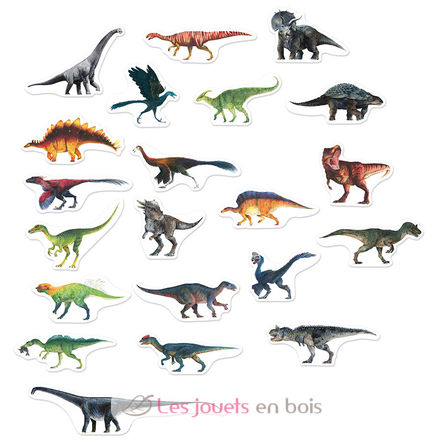 Coffret de 21 magnets dinosaures V9624 Vilac 2