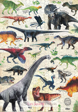 Puzzle dinosaures 500 pièces V9625 Vilac 2