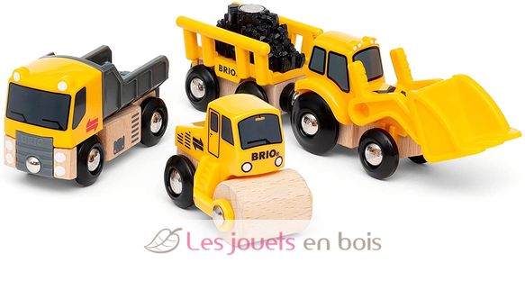 Set d'engins de chantier en bois, Le Toy Van - Merci Léonie
