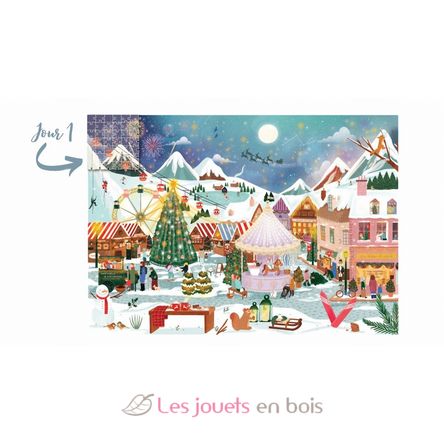 Calendrier de l'Avent Village de Noël MA011 Martinex 5