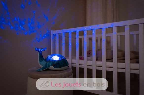 Veilleuse Tranquil Whale Bleue rechargeable Cloudb-9100-WB Cloud b 4