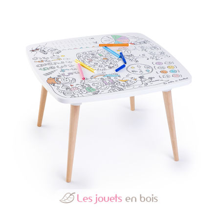 Établi de bricolage avec table à dessin Bois Enfant