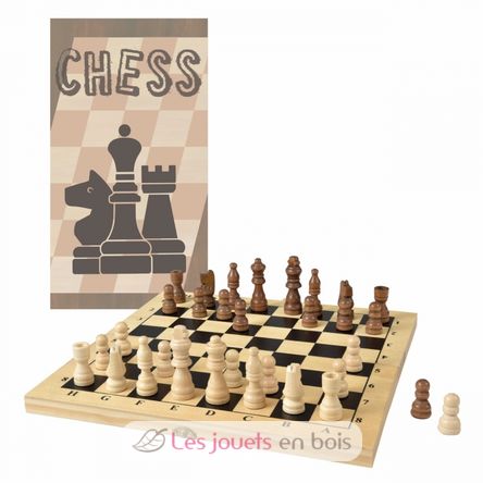 Jeu d'échecs en bois EG570134 Egmont Toys 1