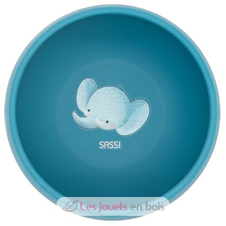 Bol en silicone Chewy l'éléphant SJ-SI0719 Sassi Junior 1