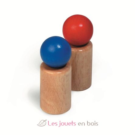 Lot de 2 figurines en bois FA-2015 Fagus 1