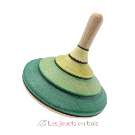 Toupie en bois Flamenco verte 58 mm MA-CA309G Mader 1