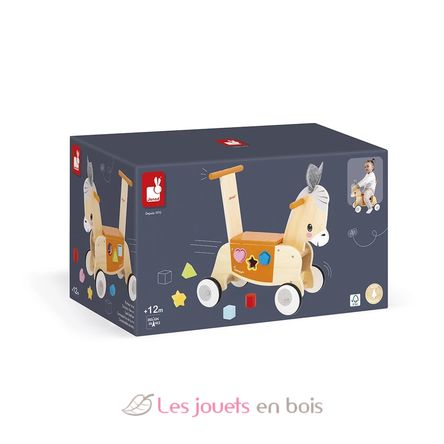 Porteur Âne en bois J03325 Janod 6