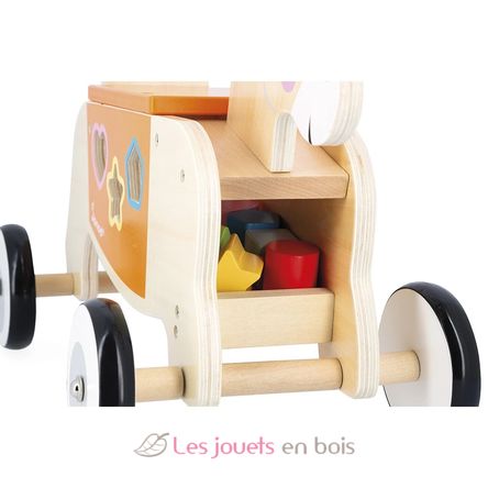 Porteur Âne en bois J03325 Janod 5