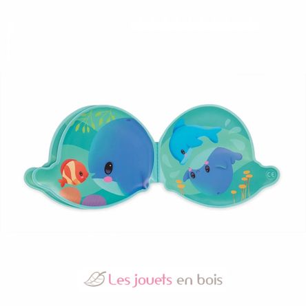 Livre de bain Baleine J04720 Janod 6