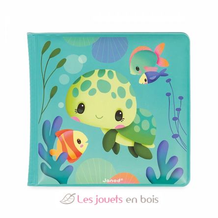 Livre de bain La Vie Magique des Tortues J04721 Janod 1