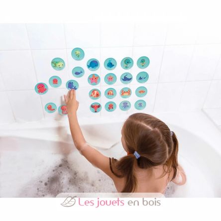 Mémo de bain Mes Bébés Animaux J04723 Janod 3