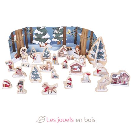 Calendrier de l'Avent Christmas LD4870 Little Dutch 3