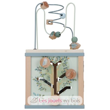 Cube d'activités en bois Forest Friends LD7231 Little Dutch 3