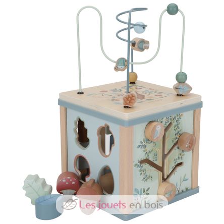 Cube d'activités en bois Forest Friends LD7231 Little Dutch 2