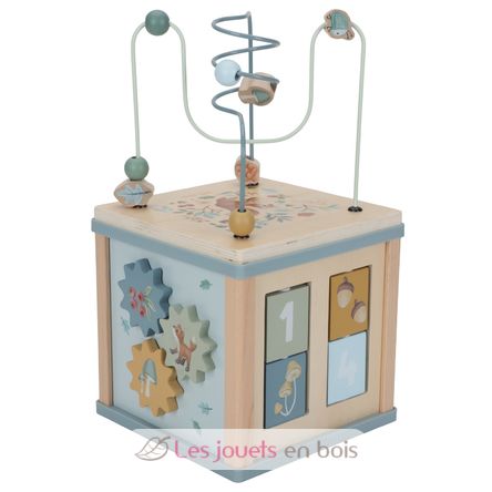 Cube d'activités en bois Forest Friends LD7231 Little Dutch 1