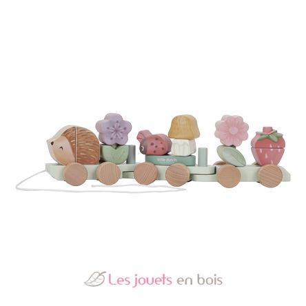 Train en bois hérisson Fairy Garden LD7335 Little Dutch 1