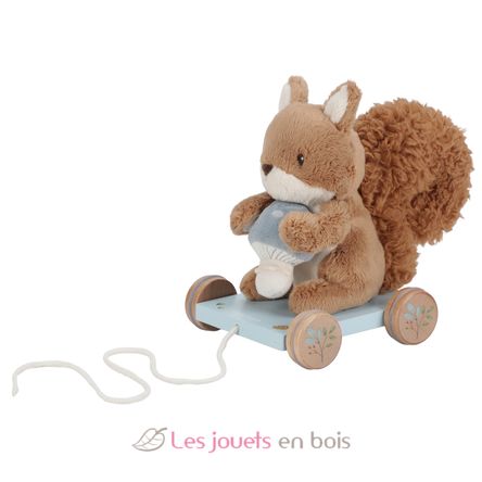 Peluche écureuil à tirer Forest Friends LD8920 Little Dutch 9