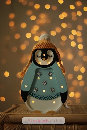 Lampe Veilleuse Pingouin bleu LL067-436 Little Lights 6