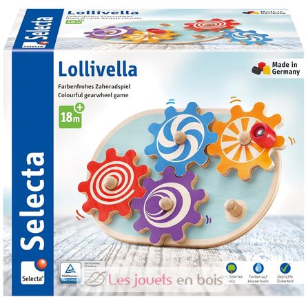 Lollivella Jeu d’engrenages coloré SE62084 Selecta 1