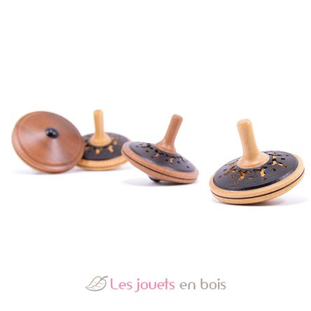 Toupie en bois Burlesque naturelle 48 mm MA-DA411 Mader 1