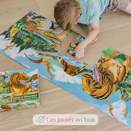 Puzzle géant Pays des dinosaures M&D10442-4548 Melissa & Doug 5