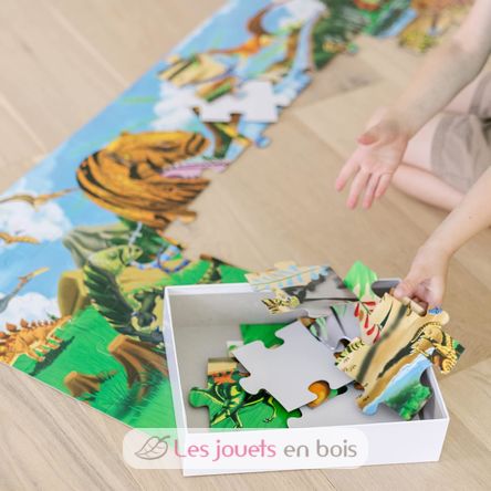 Puzzle géant Pays des dinosaures M&D10442-4548 Melissa & Doug 6