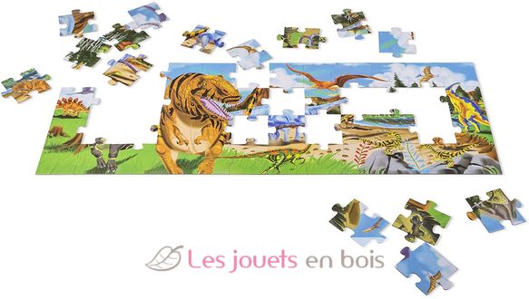 Puzzle géant Pays des dinosaures M&D10442-4548 Melissa & Doug 3