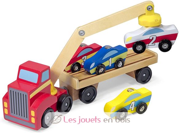 Circuit voiture montessori en bois-Petit voiture et train pour enfant – L' Enfant Malin
