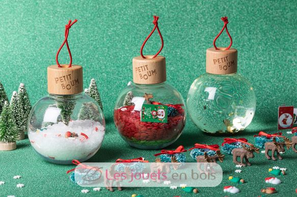 Boules de Noël sensorielles PB85750 Petit Boum 2