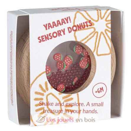 Donut sensoriel Fraises PB85760 Petit Boum 2