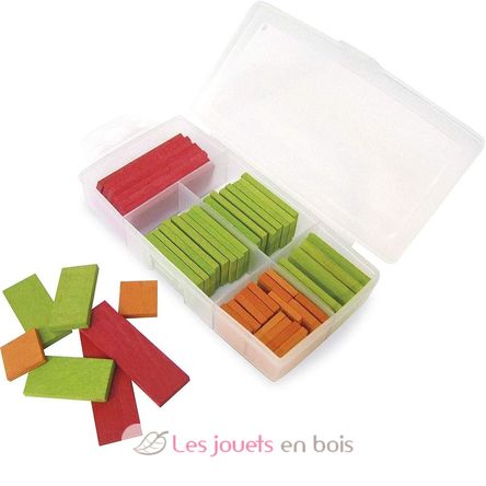 Boite de 50 jetons en bois JJ-8987 Jeujura 1