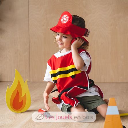 Lotvic Enfants Costume de Pompier, Set de Costume de Pompier, Costume de  pompier jeu de rôle, avec Pompier Jouet Extincteur Jouet Pompier Accessoires  Jeu, Jeux d'imitation pour enfants 4-6 ans : 