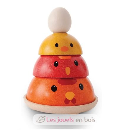 Poule à empiler PT5695 Plan Toys 1