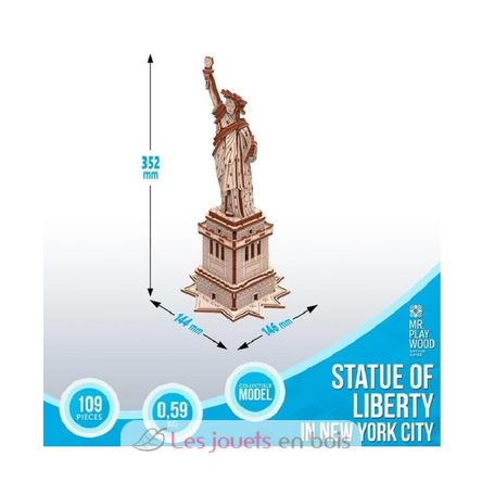 Puzzle 3D Statue de la liberté GI-PWSTA Mr Playwood 3