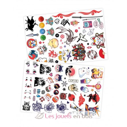 75 Tattoos lavables Manga Kawaï BUK-TA007 Buki France 2