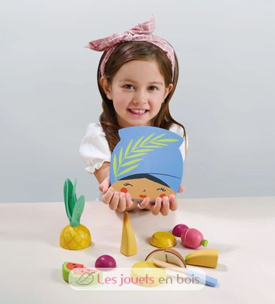 Planche à découper Fruits tropicaux TL8281 Tender Leaf Toys 4