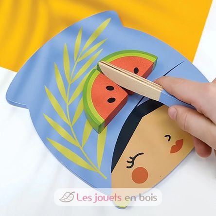 Planche à découper Fruits tropicaux TL8281 Tender Leaf Toys 5