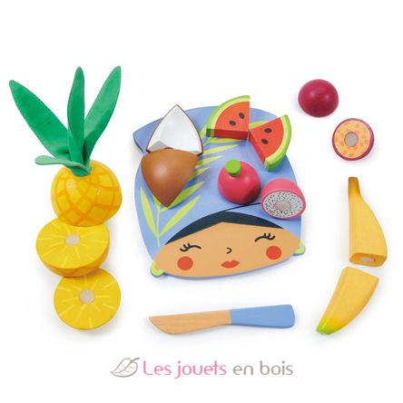 Planche à découper Fruits tropicaux TL8281 Tender Leaf Toys 1