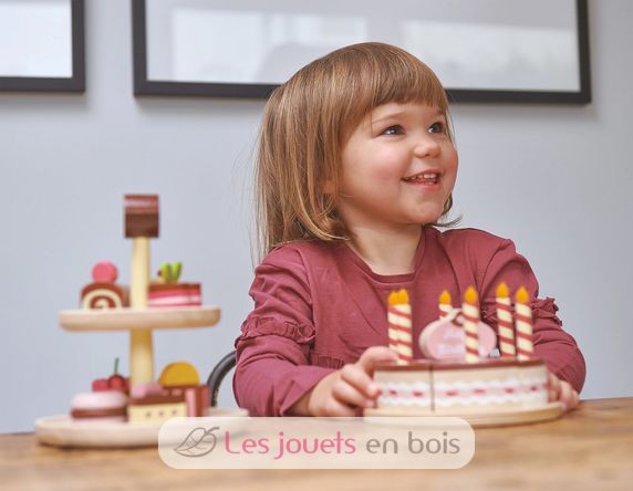 Gâteau d'anniversaire au chocolat TL8283 Tender Leaf Toys 3