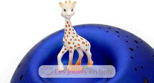 Sophie la Girafe Veilleuse Projecteur d'étoiles Bleu 
