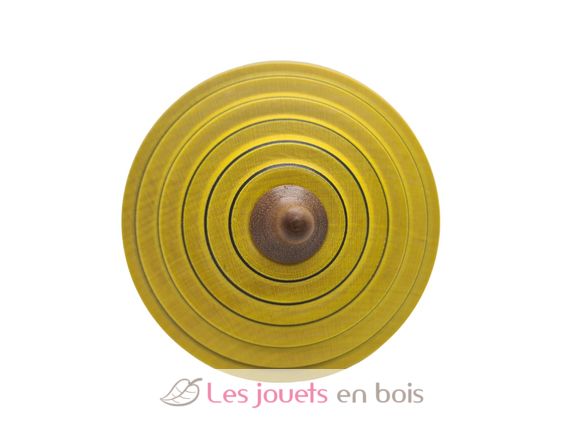 Toupie en bois Tukan vert foncé jaune 75 mm MA-BS208VJ Mader 3